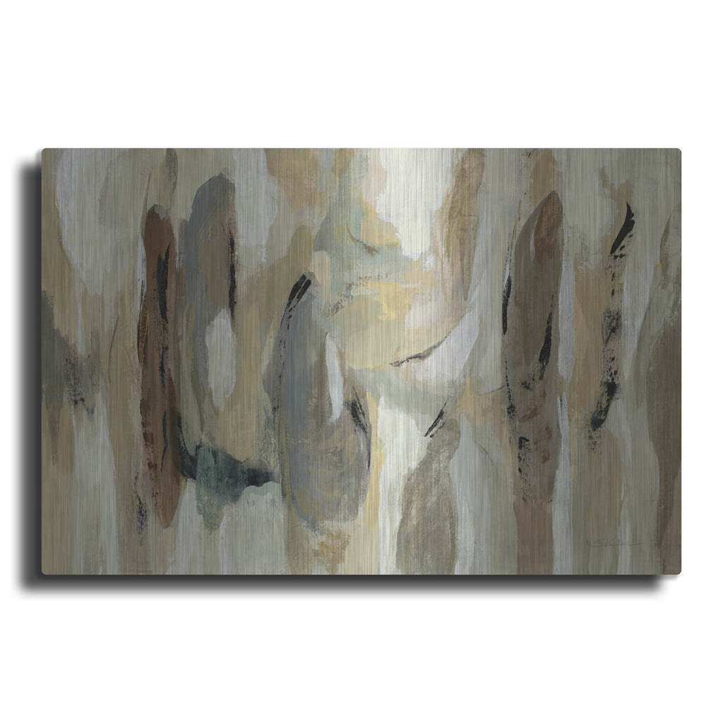 'Fluidity Neutral' by Silvia Vassileva – Metal Wall Art