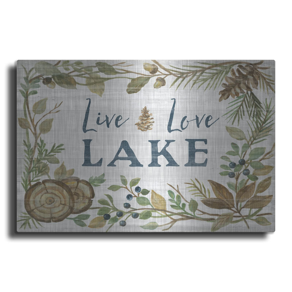 'Lakeside Retreat III' by Silvia Vassileva – Metal Wall Art