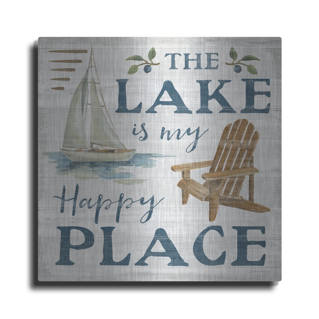 'Lakeside Retreat IX' by Silvia Vassileva – Metal Wall Art