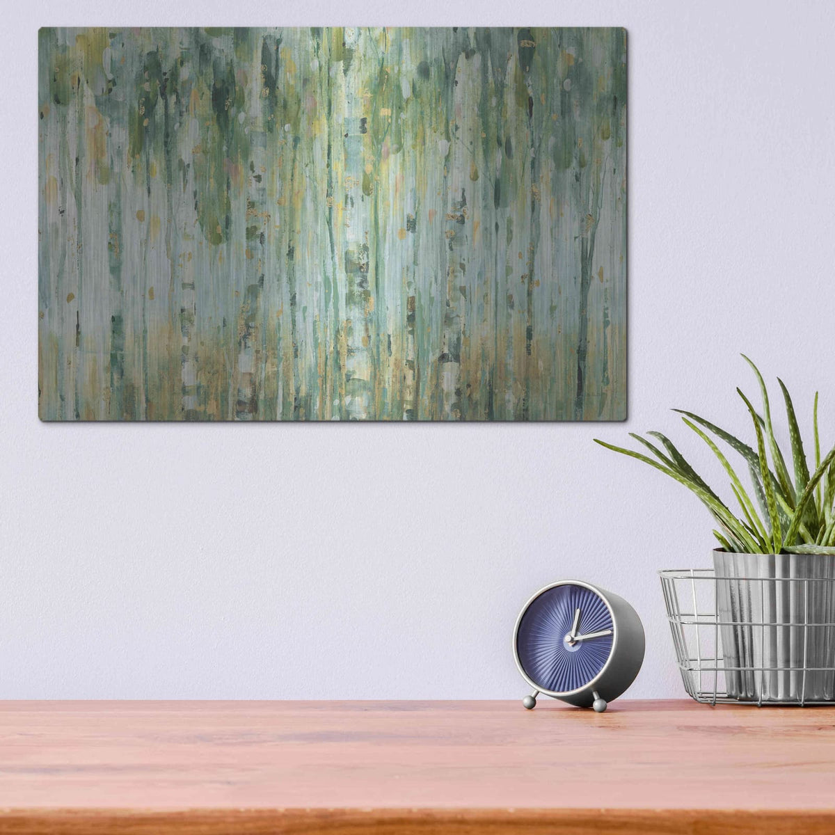 'The Forest I' by Lisa Audit – Metal Wall Art, 16x12 room view