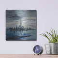 'Manhattan Winter' by Silvia Vassileva – Metal Wall Art, 12x12 room view