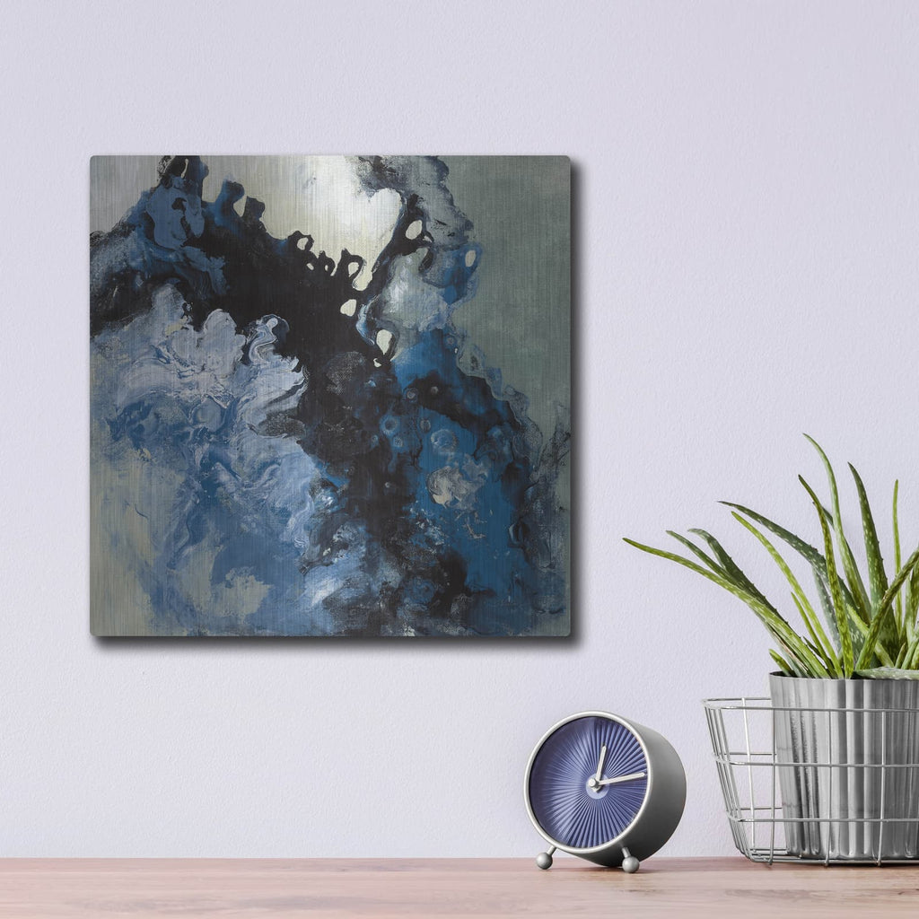'Roaring Waves I' by Silvia Vassileva – Metal Wall Art, 12x12 room view