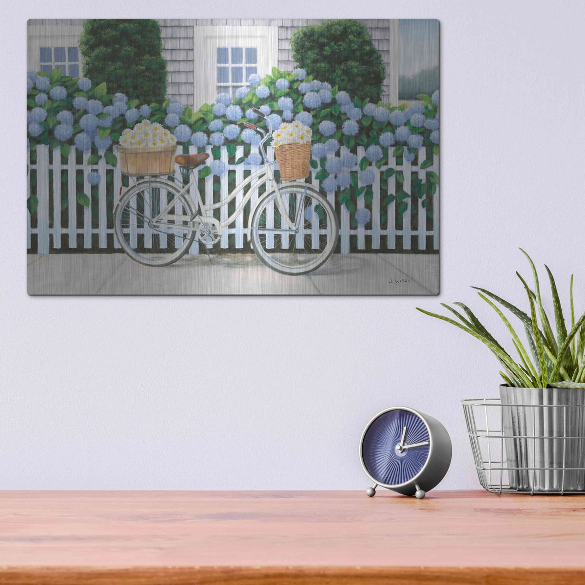'Beach Days II' by James Wiens – Metal Wall Art, 16x12 room view