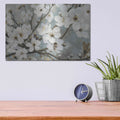 'Cherry Blossoms I BLUE' by James Wiens – Metal Wall Art, 16x12 room view