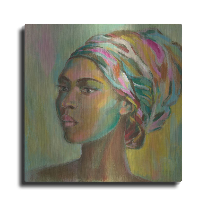 'African Woman II' by Silvia Vassileva – Metal Wall Art