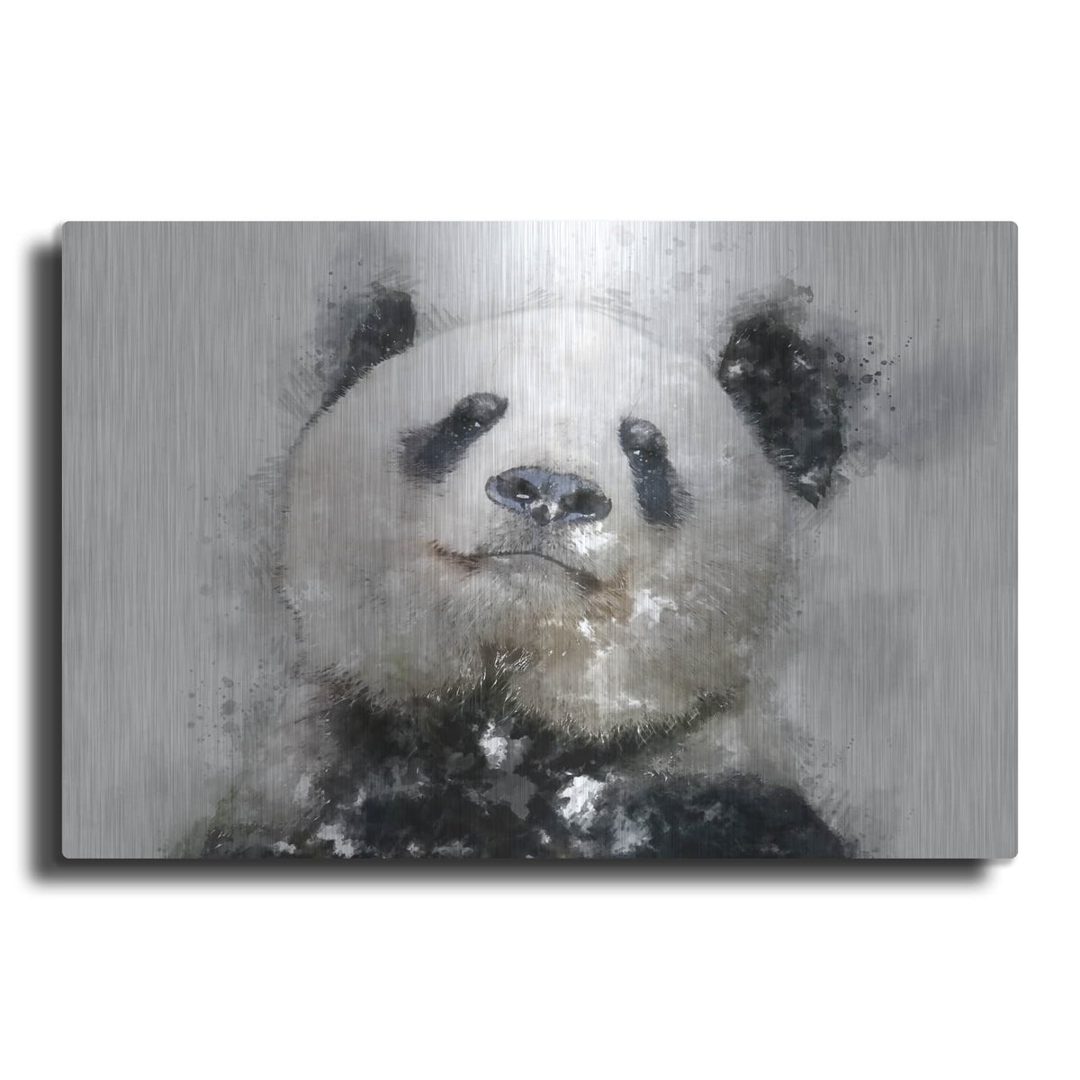 'Panda Love' by Kim Curinga – Metal Wall Art