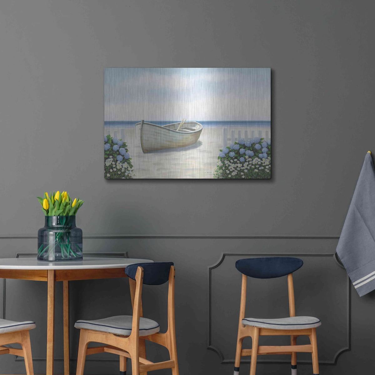 'Beach Days I' by James Wiens – Metal Wall Art, 36x24 room view