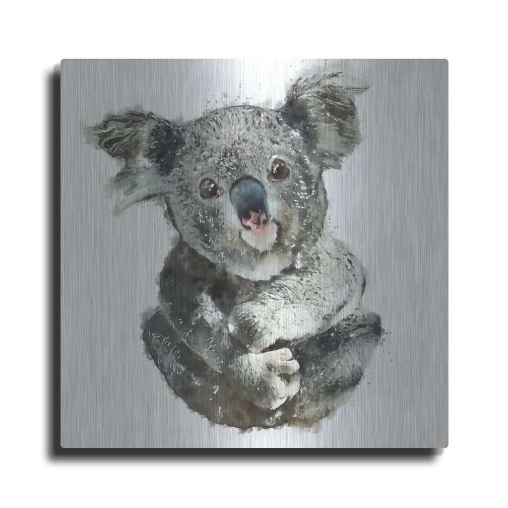 'Koala Cuddle' by Kim Curinga – Metal Wall Art