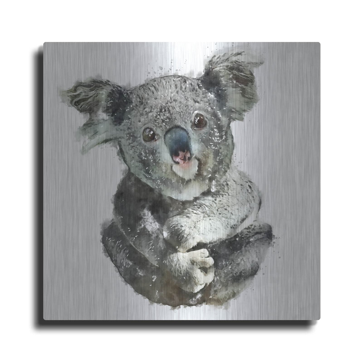 'Koala Cuddle' by Kim Curinga – Metal Wall Art