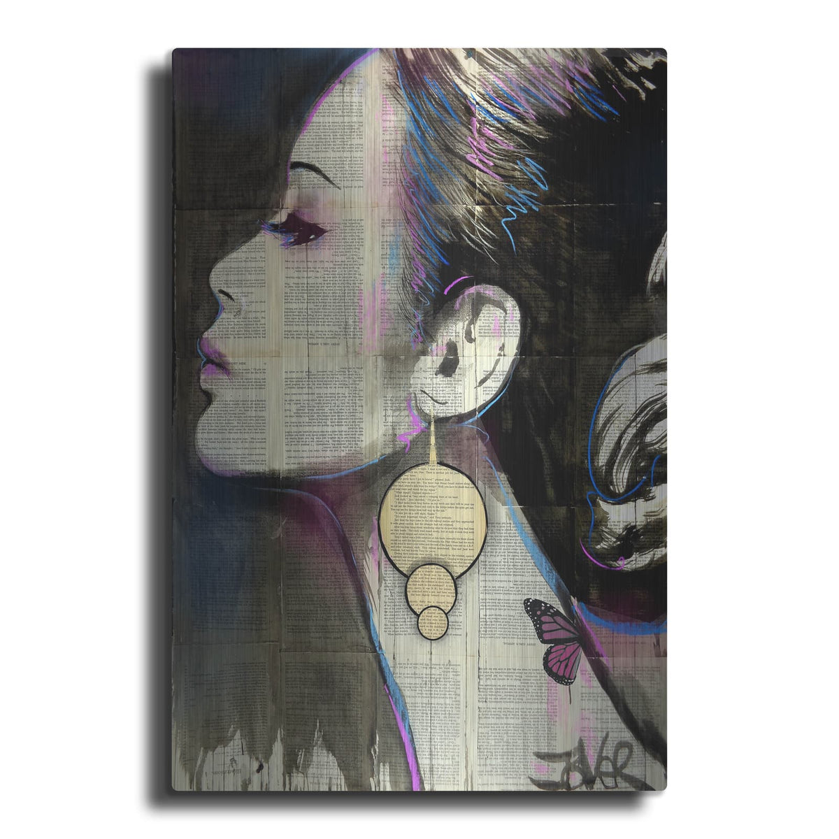'Flourish' by Loui Jover – Metal Wall Art