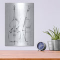 'Bass Sketch' by Ethan Harper – Metal Wall Art, 12x16 room view