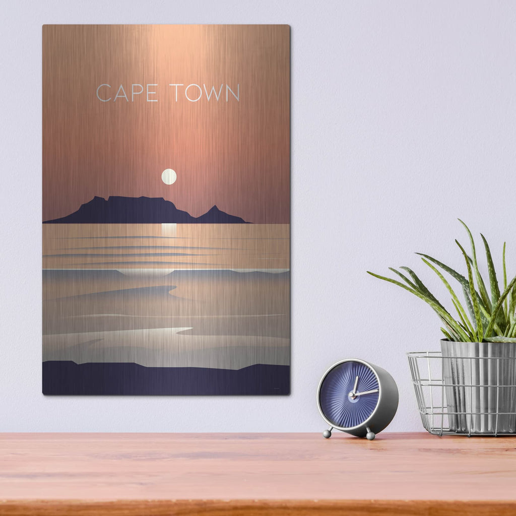 'Cape Town' by Arctic Frame – Metal Wall Art, 12x16 room view
