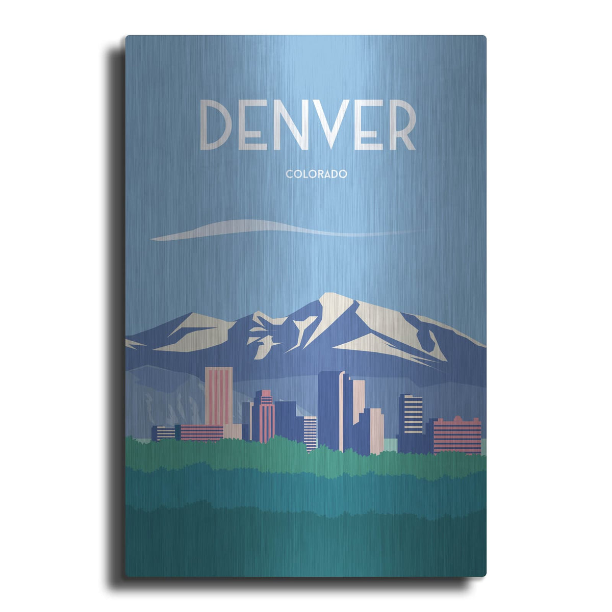 'Denver' by Arctic Frame – Metal Wall Art