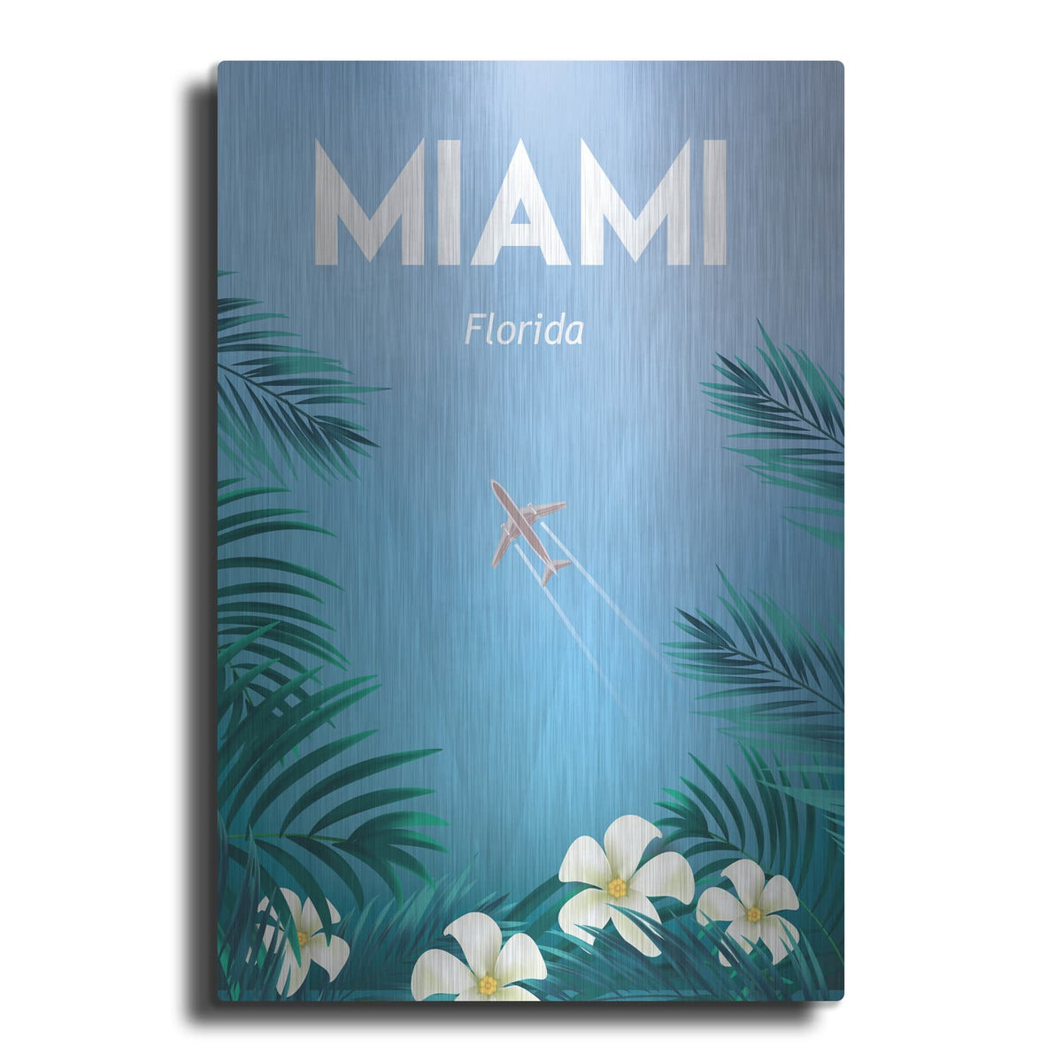 'Miami' by Arctic Frame – Metal Wall Art