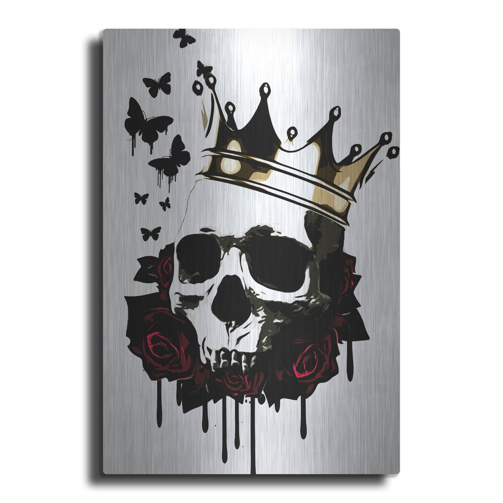 'El Rey de la Muerte' by Nicklas Gustafsson – Metal Wall Art