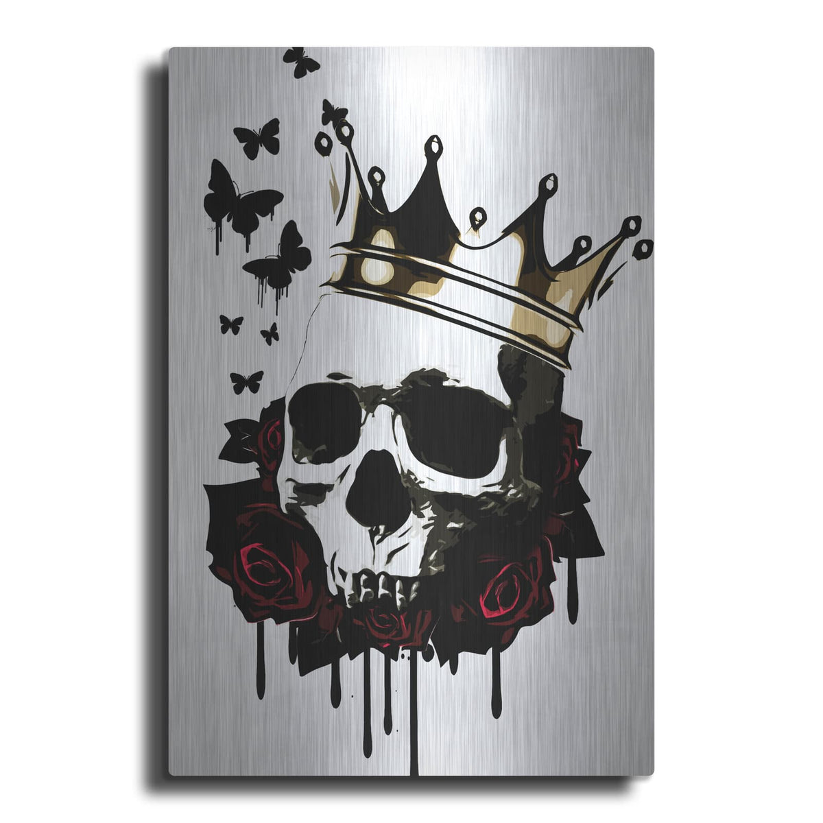 'El Rey de la Muerte' by Nicklas Gustafsson – Metal Wall Art