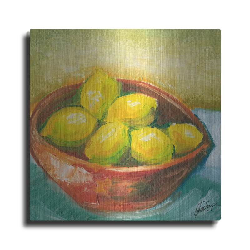 'Bowl of Fruit IV' by Ethan Harper – Metal Wall Art