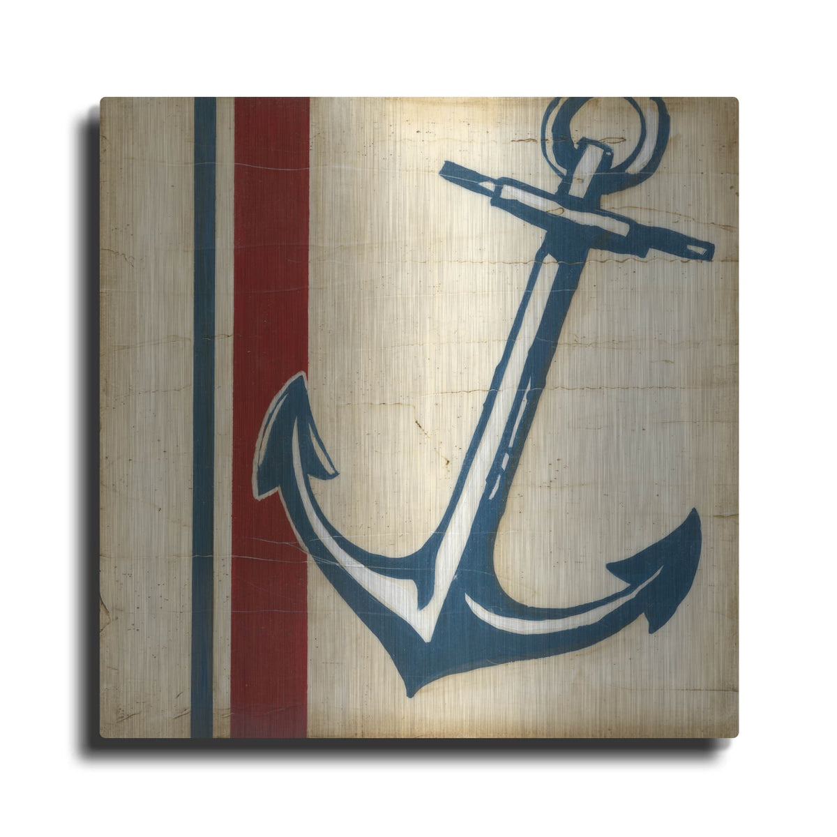 'Americana Captain's Anchor' by Ethan Harper – Metal Wall Art