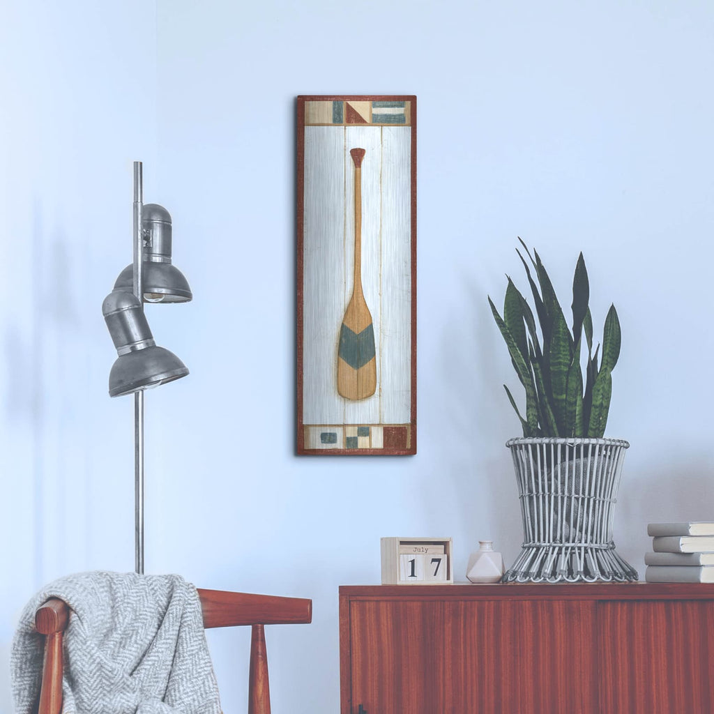 'Americana Oar I' by Ethan Harper – Metal Wall Art, 12x36 room view