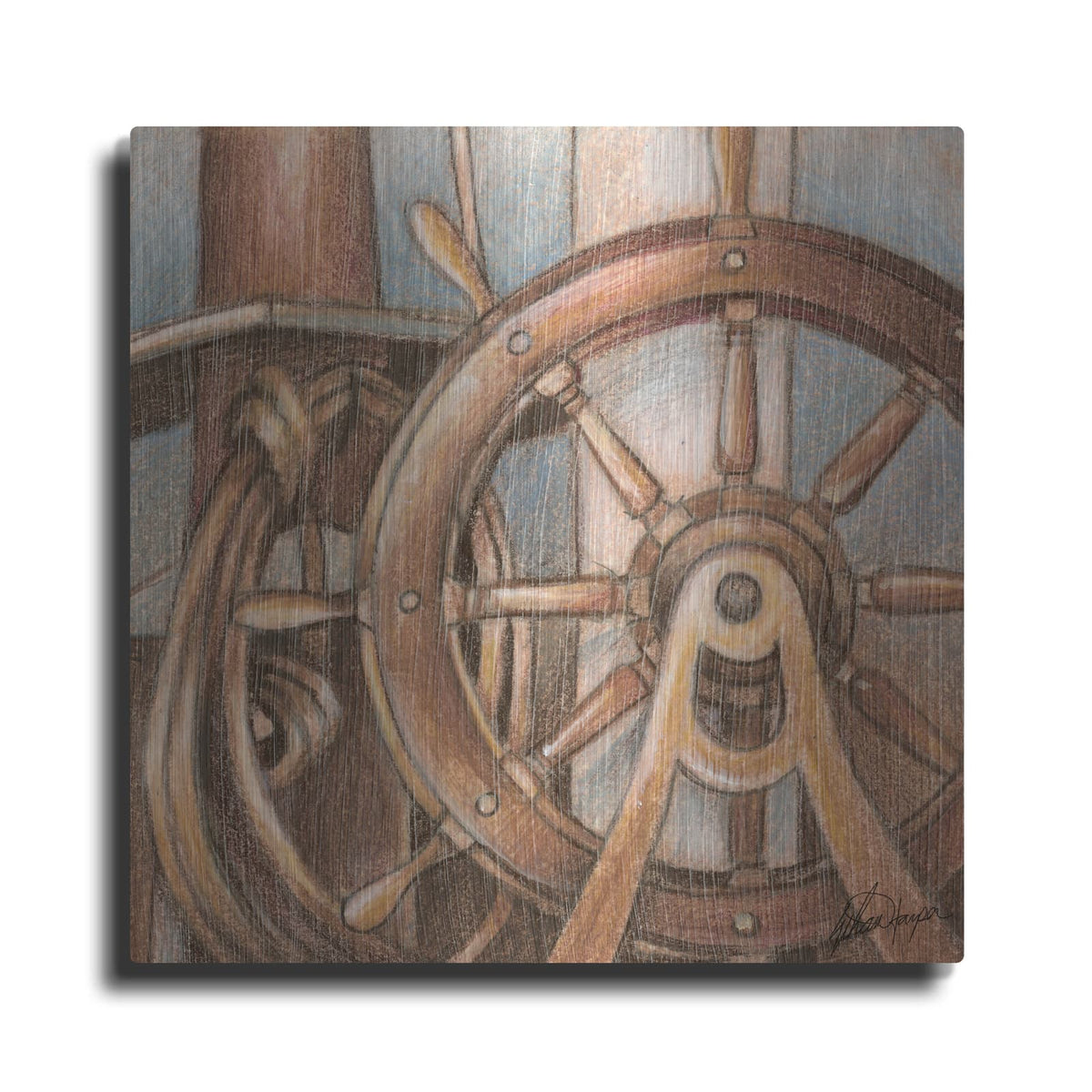 'Coastal View III' by Ethan Harper – Metal Wall Art