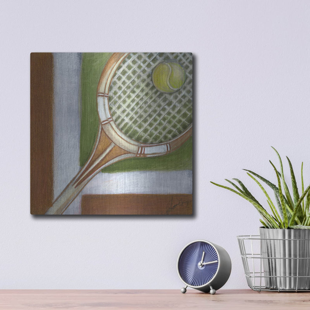 'Deuce' by Ethan Harper – Metal Wall Art, 12x12 room view
