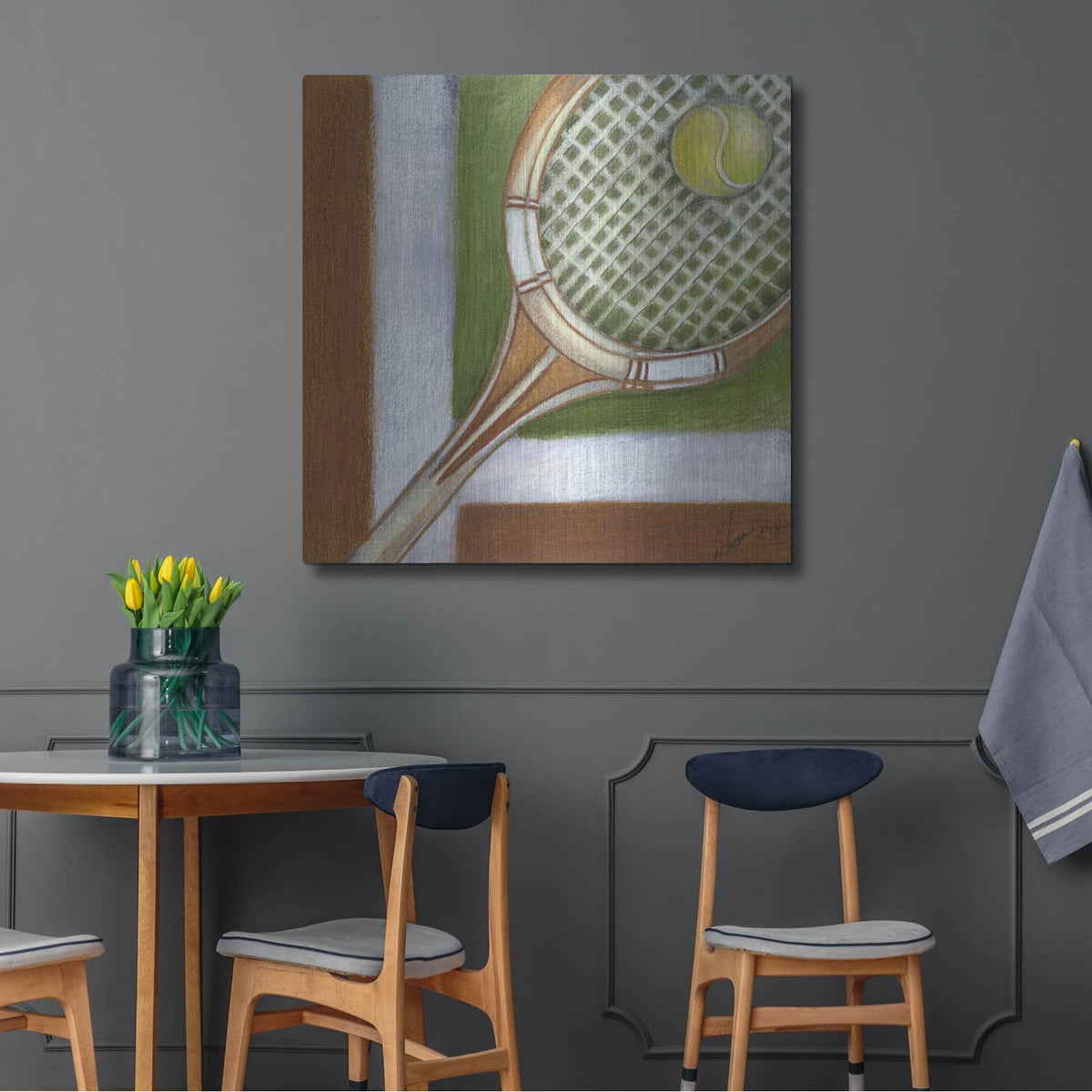'Deuce' by Ethan Harper – Metal Wall Art, 36x36 room view