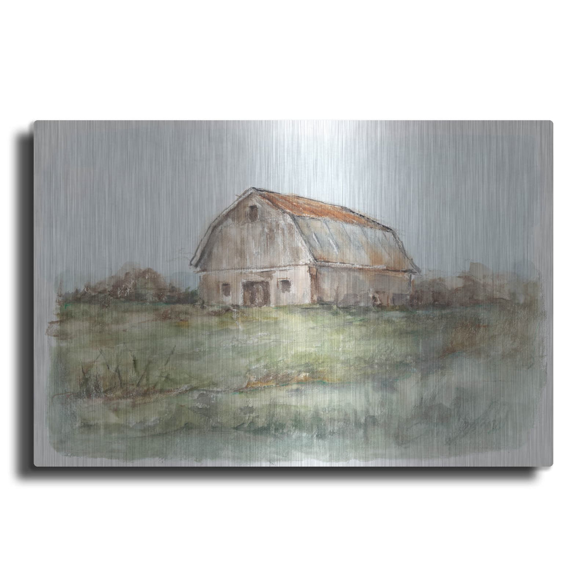 'Tin Roof Barn II' by Ethan Harper – Metal Wall Art