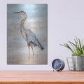'Beach Heron II' by Ethan Harper – Metal Wall Art, 12x16 room view