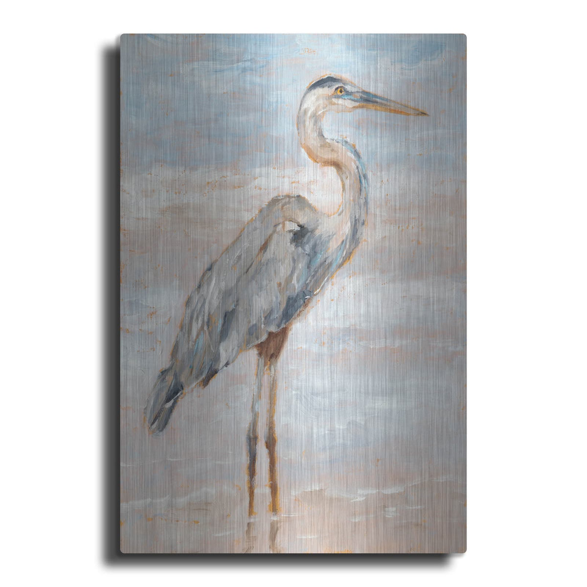 'Beach Heron I' by Ethan Harper – Metal Wall Art