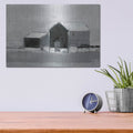 'Dynamic Barn II' by Ethan Harper – Metal Wall Art, 16x12 room view