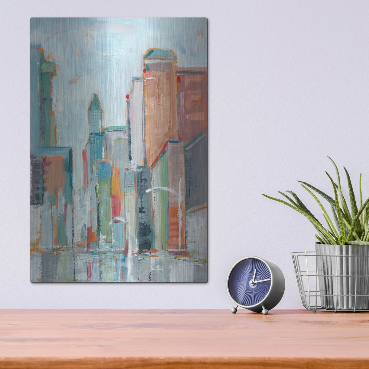 'Downtown Contemporary I' by Ethan Harper – Metal Wall Art, 12x16 room view