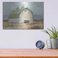 'Whitewashed Barn III' by Ethan Harper – Metal Wall Art, 16x12 room view