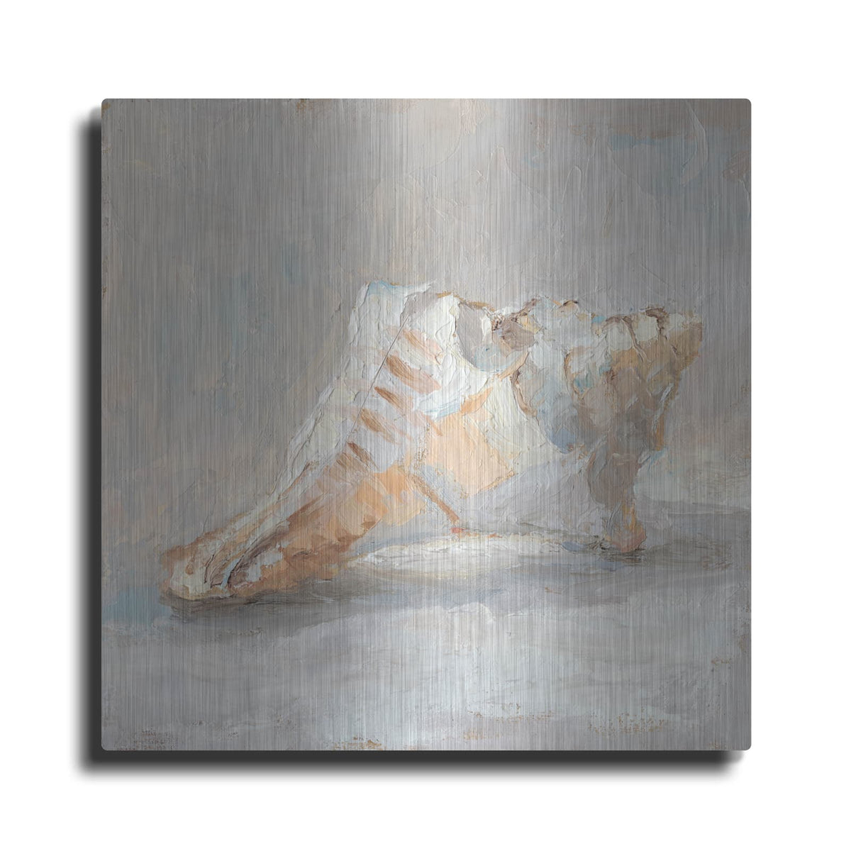 'Impressionist Shell Study I' by Ethan Harper – Metal Wall Art