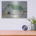 'Whitewashed Barn II' by Ethan Harper – Metal Wall Art, 16x12 room view