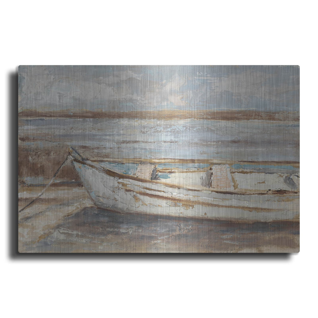 'Weathered Rowboat II' by Ethan Harper – Metal Wall Art