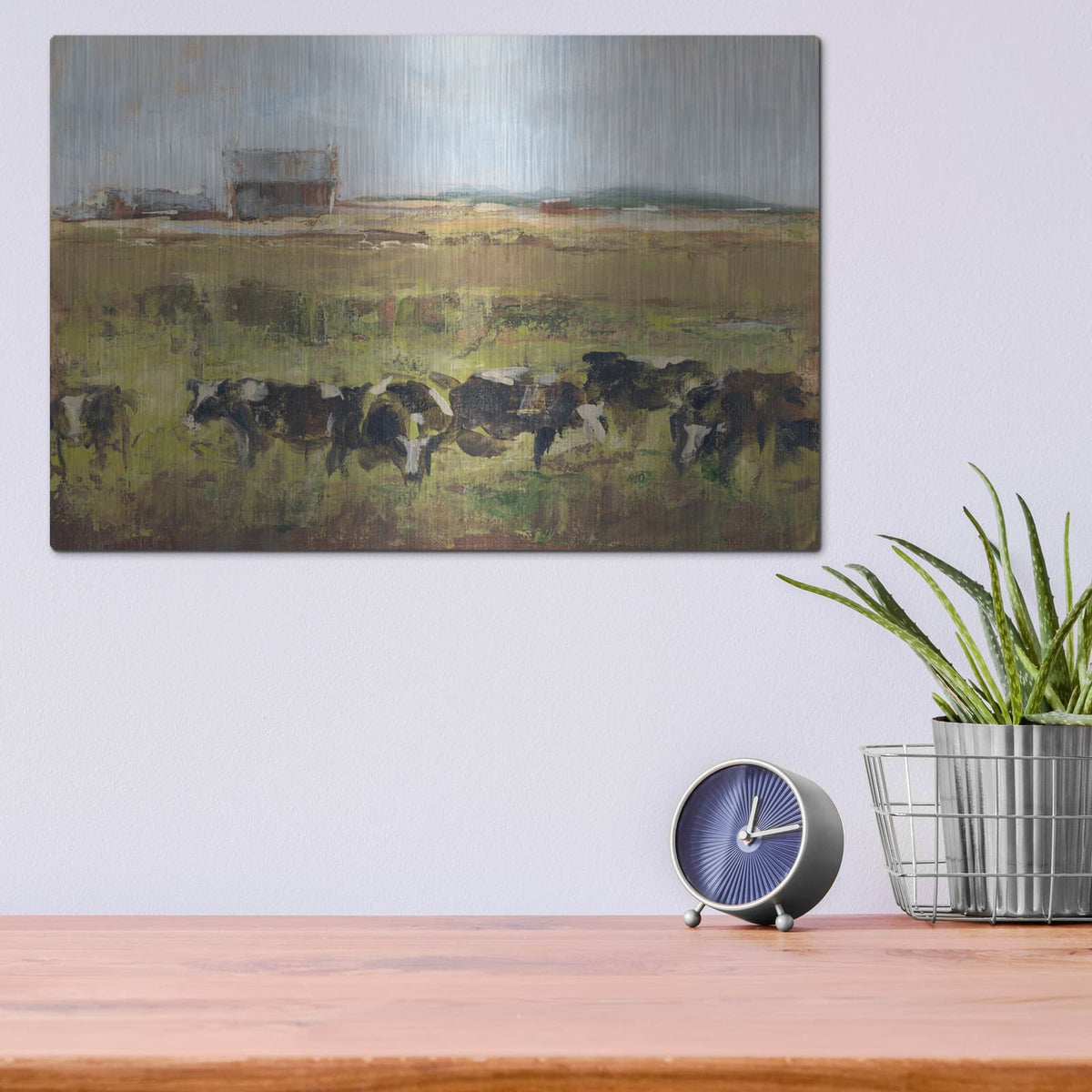 'Out to Pasture I' by Ethan Harper – Metal Wall Art, 16x12 room view