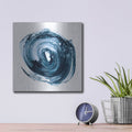 'Indigo Nebula II' by Ethan Harper – Metal Wall Art, 12x12 room view