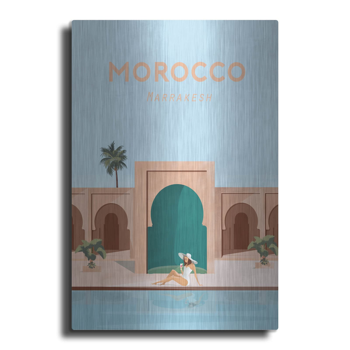 'Moroco' by Arctic Frame – Metal Wall Art