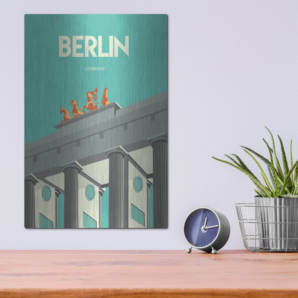 'Berlin' by Arctic Frame – Metal Wall Art, 12x16 room view