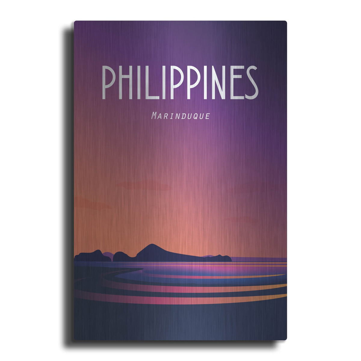 'Philippines' by Arctic Frame – Metal Wall Art