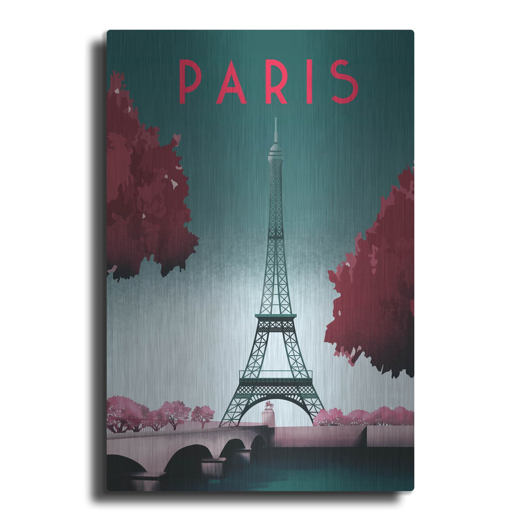 'Paris' by Arctic Frame – Metal Wall Art