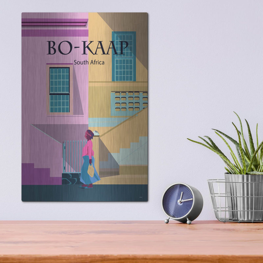 'Bo-Kaap' by Arctic Frame – Metal Wall Art, 12x16 room view
