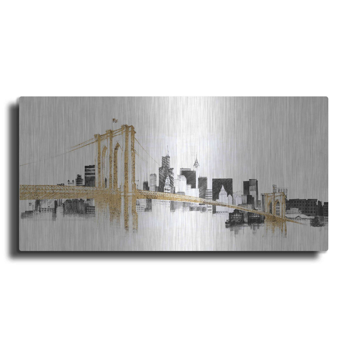 'Skyline Crossings' by Avery Tillmon – Metal Wall Art