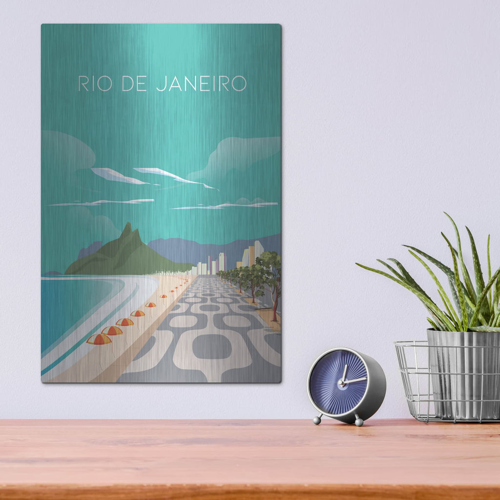 'Rio' by Arctic Frame – Metal Wall Art, 12x16 room view