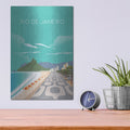 'Rio' by Arctic Frame – Metal Wall Art, 12x16 room view