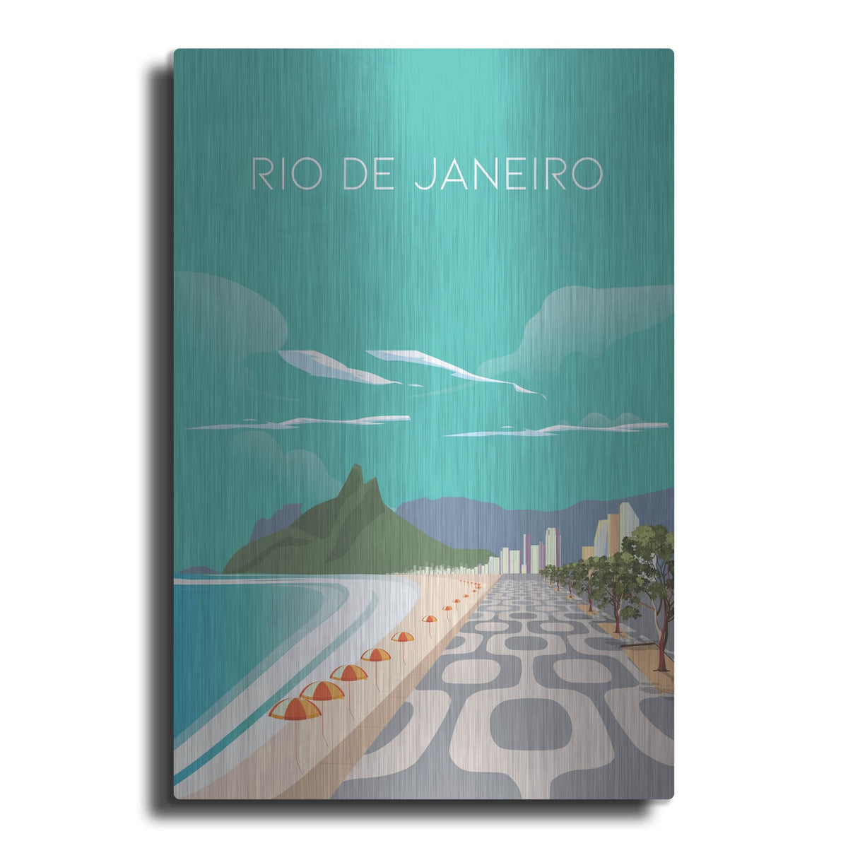 'Rio' by Arctic Frame – Metal Wall Art