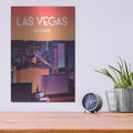 'Las Vegas' by Arctic Frame – Metal Wall Art, 12x16 room view