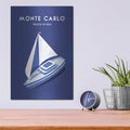 'Montecarlo' by Arctic Frame – Metal Wall Art, 12x16 room view