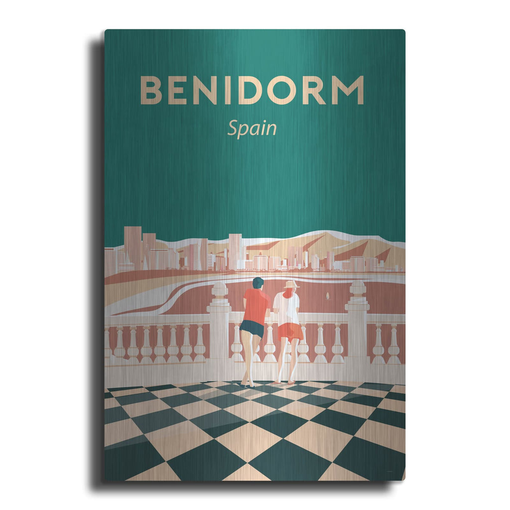 'Benidorm' by Arctic Frame – Metal Wall Art