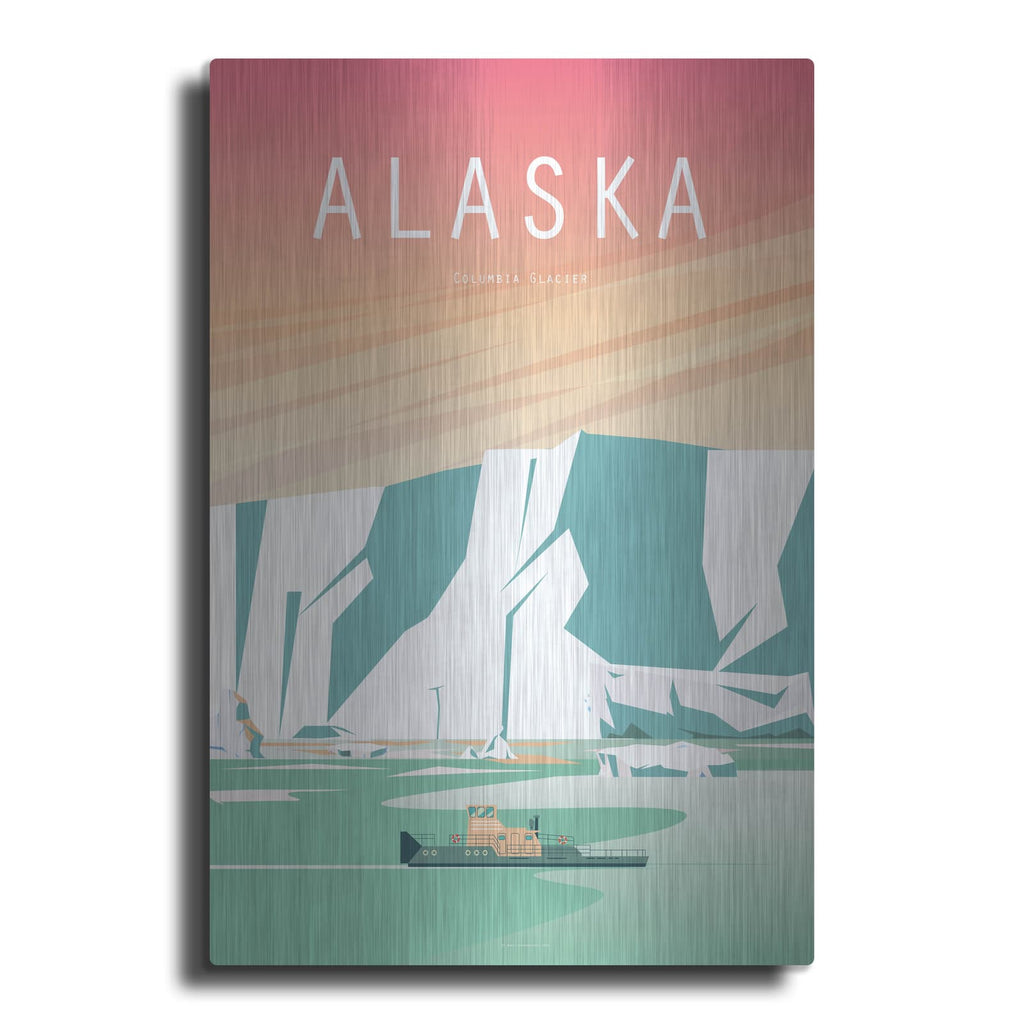 'Alaska' by Arctic Frame – Metal Wall Art